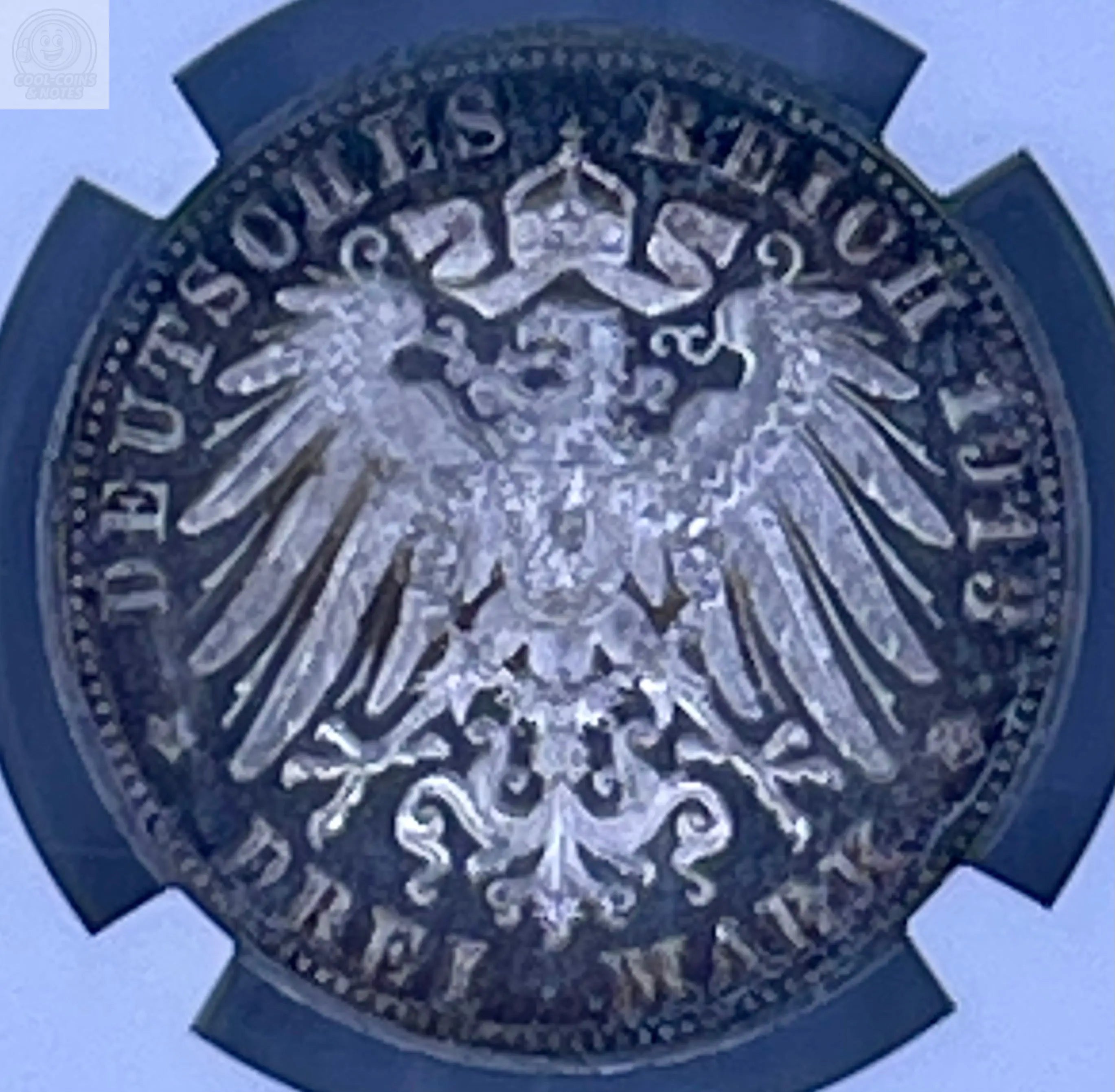 Germany, Saxony, 3 Mark 1913-E (Leipzig Battle) Silver, NGC MS66 Cool Coins & Notes